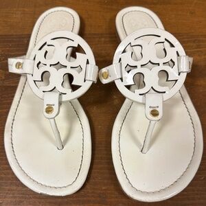 Tory Burch Miller Patent Leather Sandal - Size 9.5